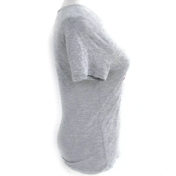 Gucci Gray & Pink Logo Top - Size XS - Picture 2 of 9